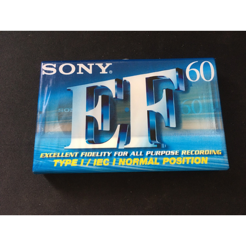 ．私人好貨．二手．卡式錄音帶．早期 未拆封 SONY【EF 60】中古卡帶 正版磁帶 音樂專輯 自售