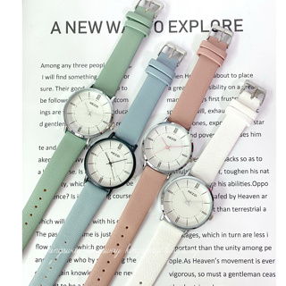KEZZI珂紫新款/日本機芯/買手錶送全新電池/莫蘭迪色系錶帶/個性大錶徑/羅馬數字/石英錶/超質感氣質腕錶K2157