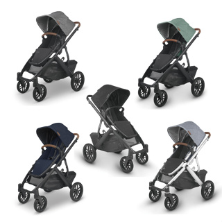 UPPAbaby VISTA V2 王者之尊旗鑑推車(多色可選)雙人推車【贈防蚊帳+擋雨罩】【麗兒采家】