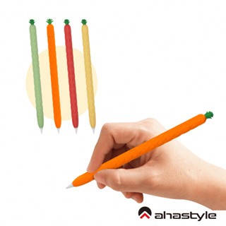 【AHAStyle Apple Pencil 水果鳳梨筆套 矽膠保護套】Penoval AX 觸控筆保護套 iPad筆