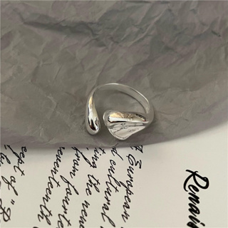 韓版純銀復古開口戒指飾品指環