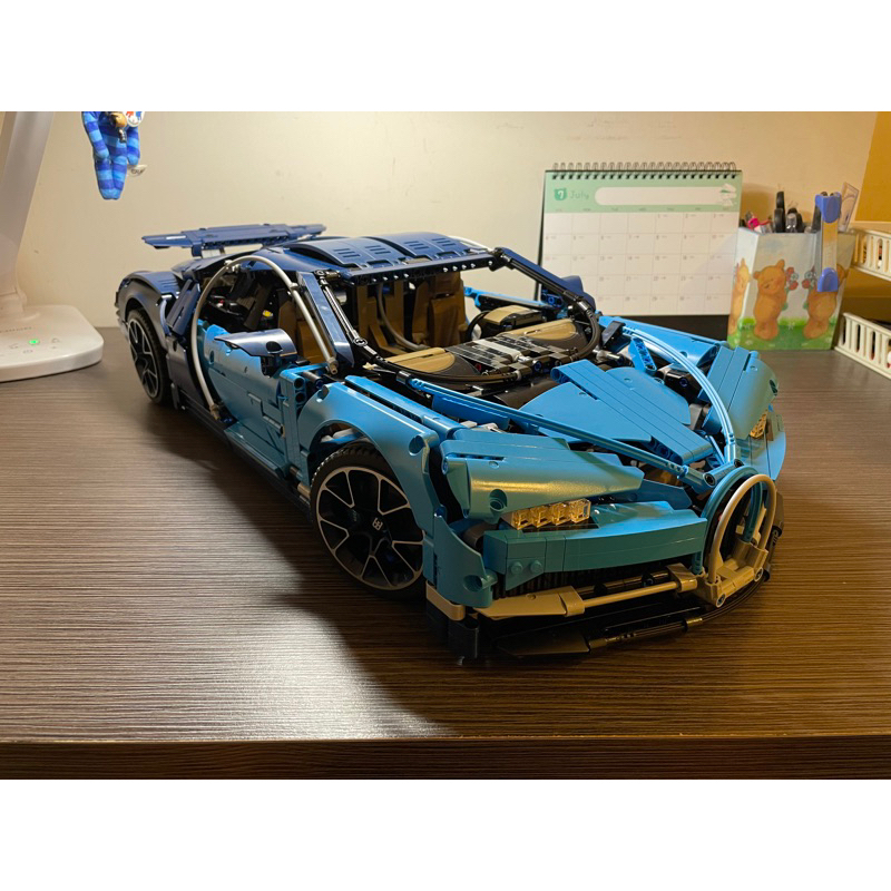 LEGO 42083 Bugatti Chiron 已組有改燈