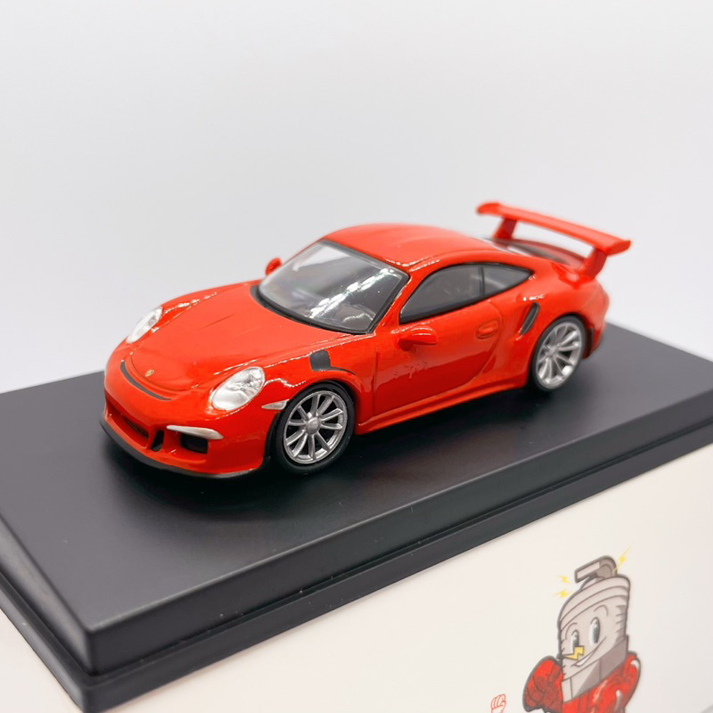 1/64 Spark 保時捷 911 GT3 RS Porsche Sparky 橘991 Mini GT Kyosho