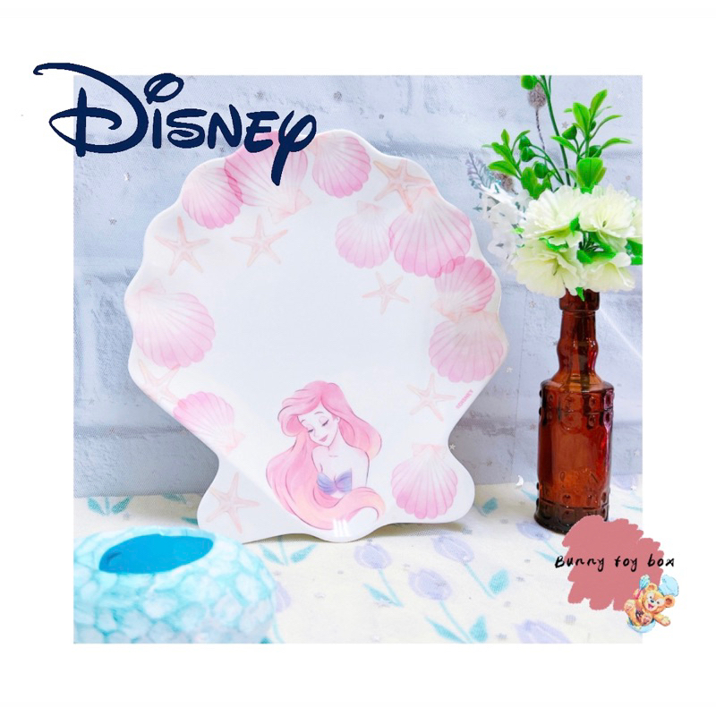 現貨 ✨ 日本 東京迪士尼 2023 小美人魚塑膠盤 餐盤 水果盤 蛋糕盤 盤子