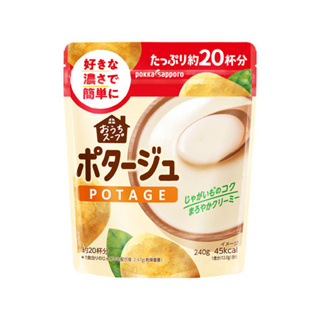 +爆買日本+ Pokkasapporo POKKA 馬鈴薯濃湯 240g POTAGE 濃湯粉 日本必買 日本原裝