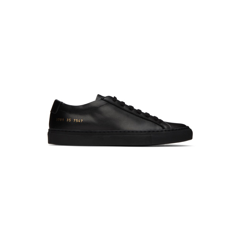 二手少穿閒置品/common projects 經典款小白鞋黑色 35號