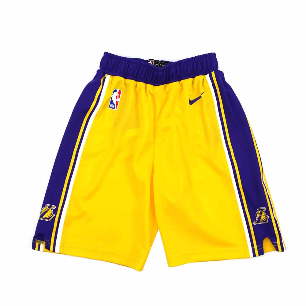 NBA 兒童球褲 湖人隊 WZ2B3BACA-LAK 黃色