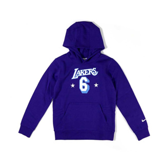 NBA 青少年 City Edition 連帽T恤 LeBron James 湖人隊 WZ2B7HC33-LAK06 紫