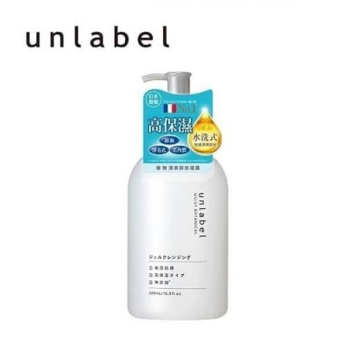 ✨現貨✨日本製 unlabel植物高保濕清爽卸妝凝露500ml