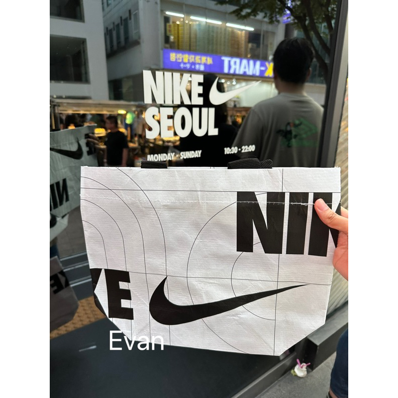 《韓國限定商品》韓國直送Nike 中&amp;小環保袋 購物袋 收納袋  袋子 袋 大容量 托特包 環保袋  #韓國nike