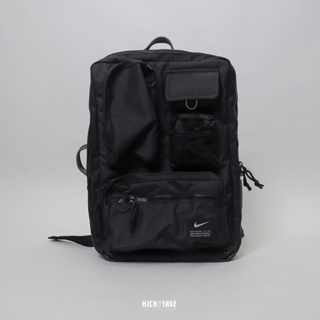 NIKE UTILITY ELITE BACKPACK 黑色 氣墊 多夾層 全開 兩用 後背包【CK2656-010】