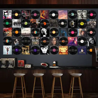 12寸黑膠唱片裝飾LP酒吧咖啡館個性室內壁飾復古懷舊老唱片裝飾牆,裝潢道具酒吧裝修道具,攝影道具,拍攝道具,懷舊黑膠