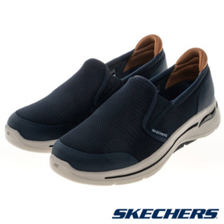 JB~Skechers GO WALK ARCH FIT 男鞋 走路鞋 休閒運動鞋 NO.Q8294藍色