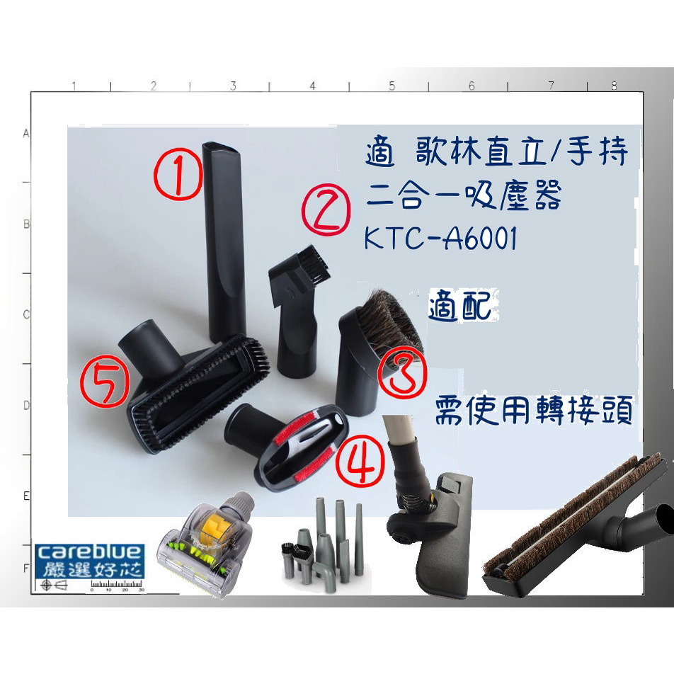 MIF 濾棉  適 歌林直立/手持二合一吸塵器 KTC-A6001