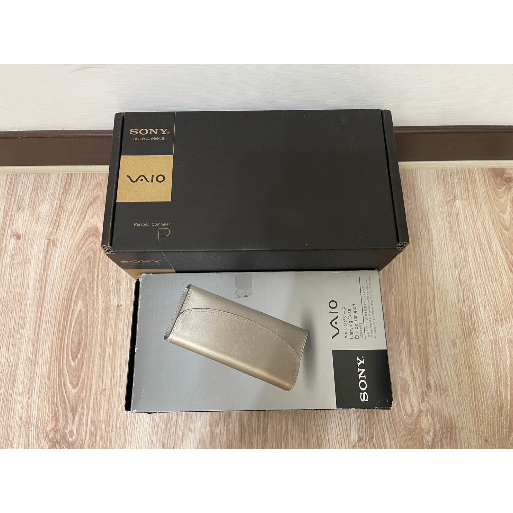 SONY VAIO P Z560 128GB SSD 黑色 鱷魚皮 日本製 超絕版 小筆電 610克 盒裝完整 VPCP