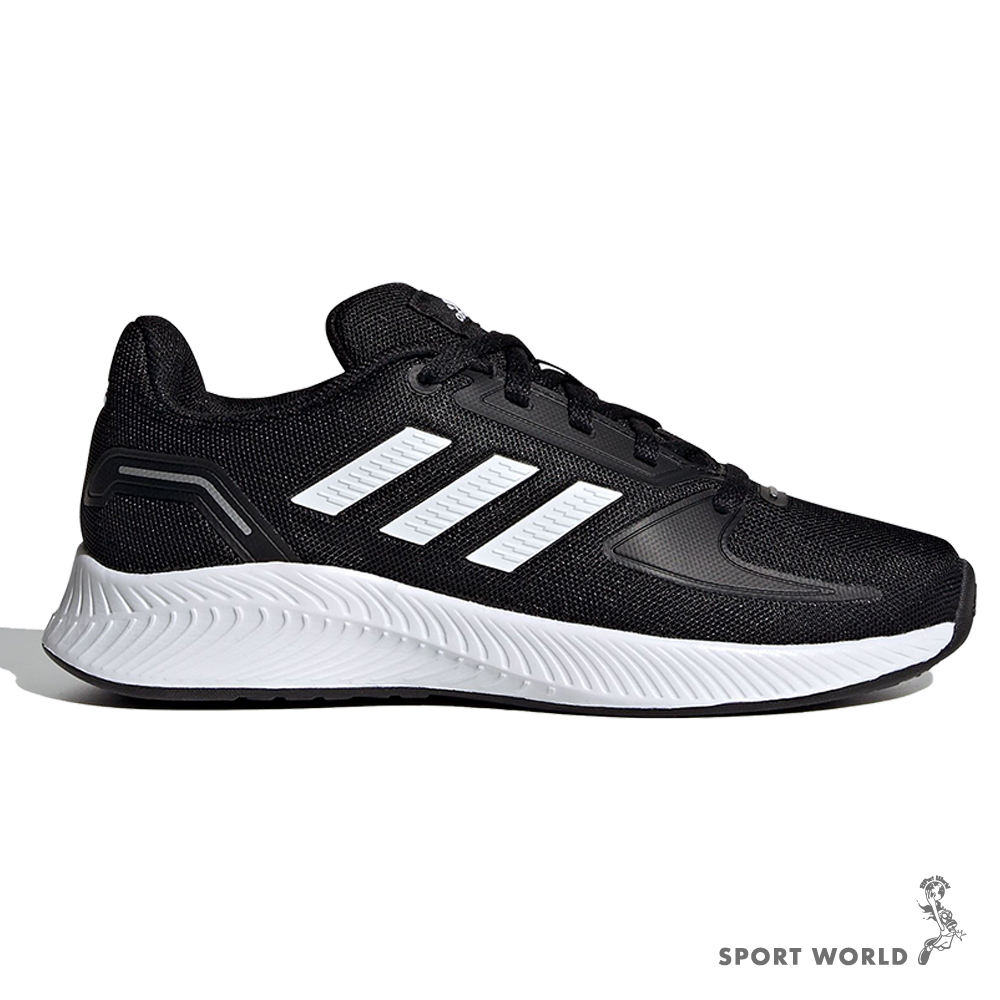 Adidas 童鞋 大童 慢跑鞋 休閒鞋 Runfalcon 2.0 黑【運動世界】FY9495