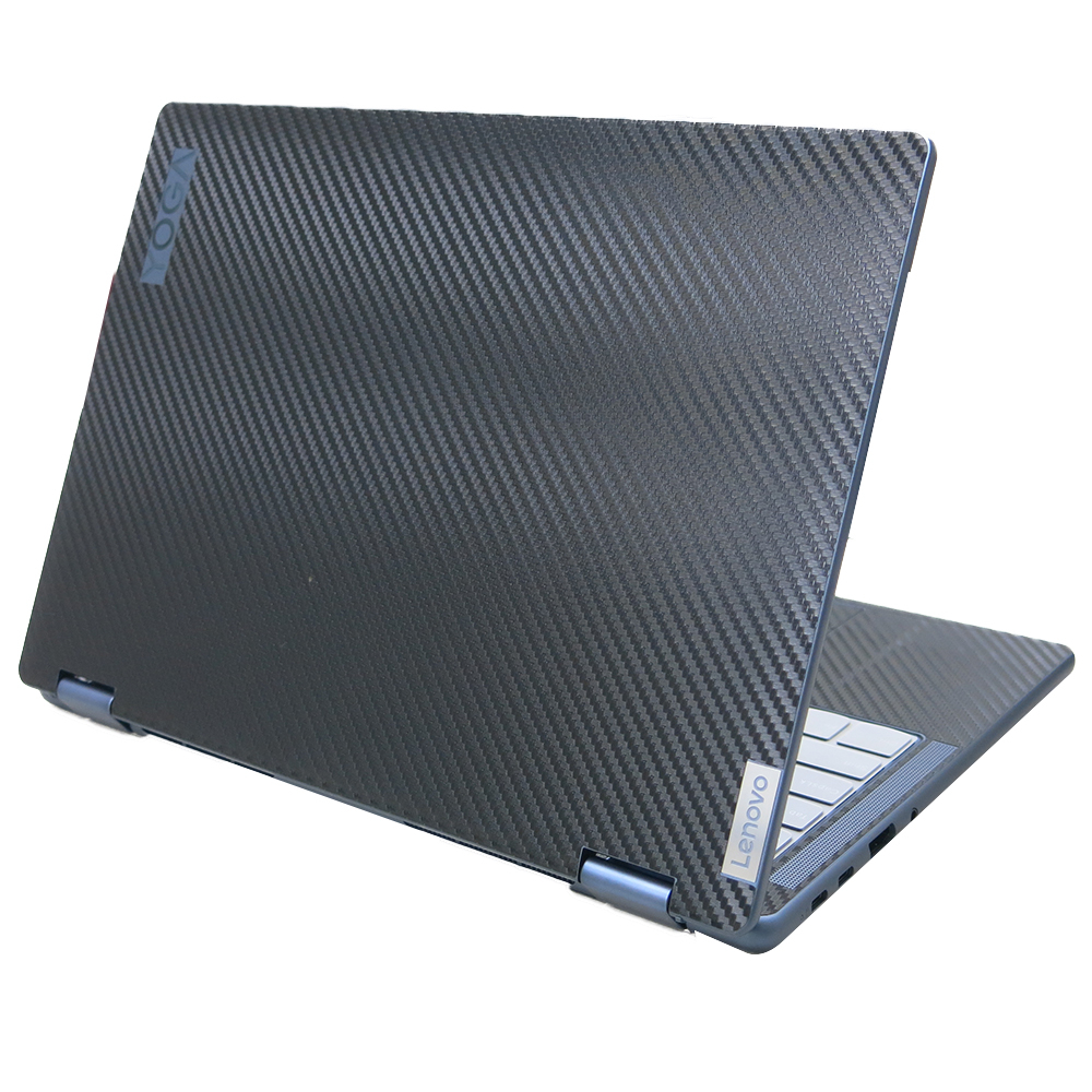 【Ezstick】Lenovo Yoga 6 13ABR8 13吋 黑色紋機身貼 (上蓋+鍵盤週圍+底部貼)
