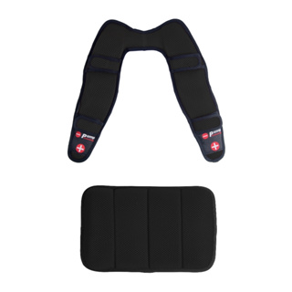 DR.AIR DIY多用途氣墊可調式減震釋壓雙肩背帶墊(大)+護腰墊(大)