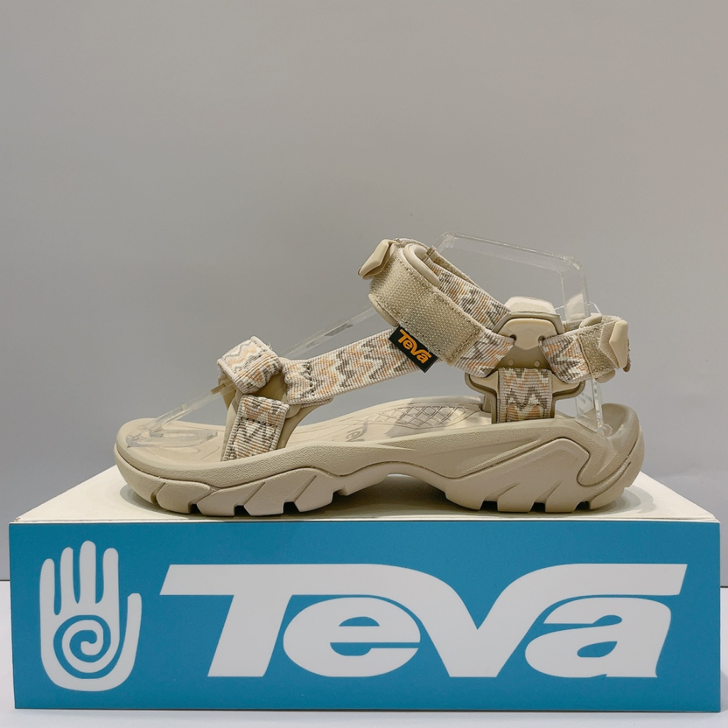 TEVA TERRA FI 5 女生 奶茶色 舒適 可調 魔鬼氈 戶外 涼鞋 1099443SLNT