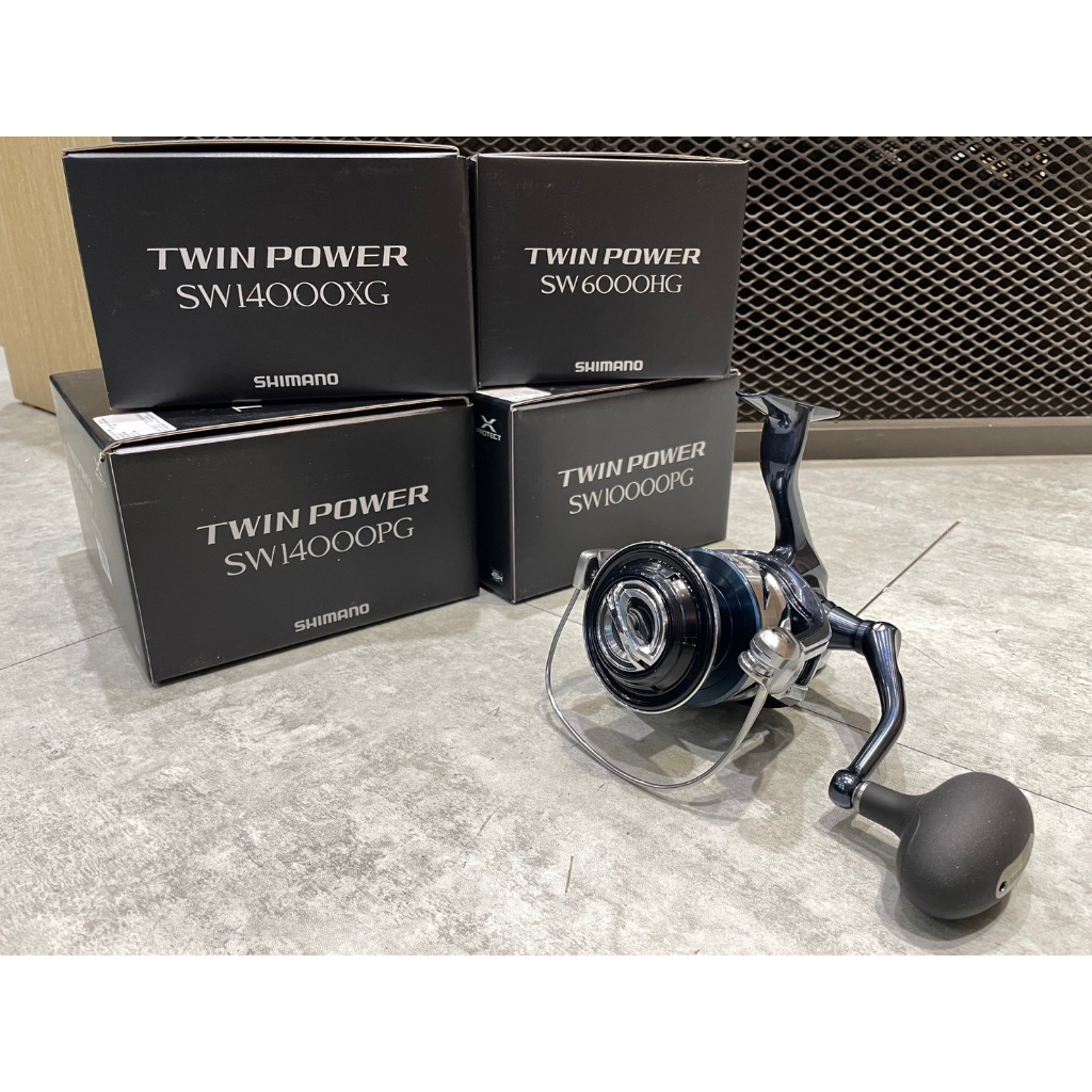 💢桃園東區釣具【SHIMANO 21 TWIN POWER SW TWINPOWER 紡車捲線器 鐵板 路亞 海釣】