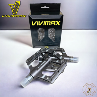 尚玲瓏百貨 Vivimax MAX S ✨消光銀✨CNC鋁合金踏板 雙培林踏板 登山車公路車小折小徑