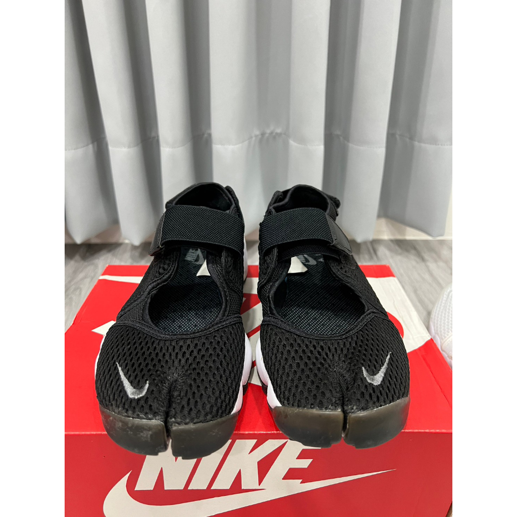 [二手］Nike Air Rift Breathe 忍者鞋黑色 25.0cm