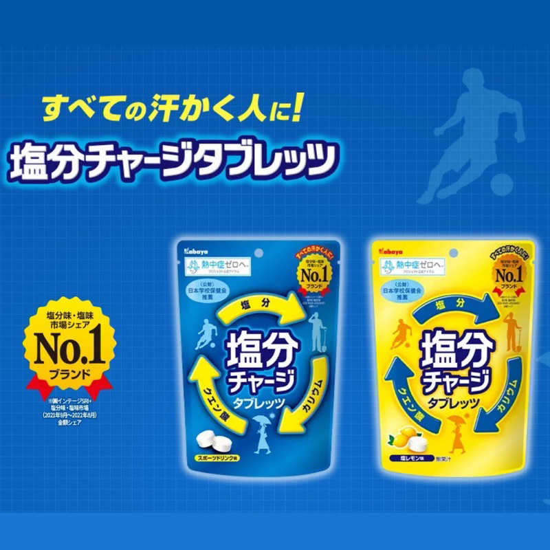 🌟 日本🇯🇵Kabaya卡巴 鹽錠 90G 運動補給鹽 糖果🌟檸檬🍋下單區