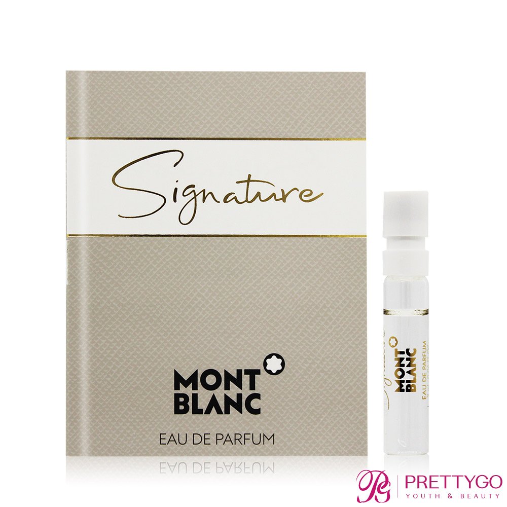 MONTBLANC 萬寶龍 永恆之名女性淡香精 Signature(2ml) EDP-香水隨身針管試香【美麗購】