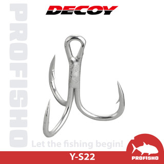 【搏漁所釣具】Decoy Treble Y-S22 三叉鉤 日本製 海水大物專用 金槍魚 青魽 高強度 耐用 魚鉤