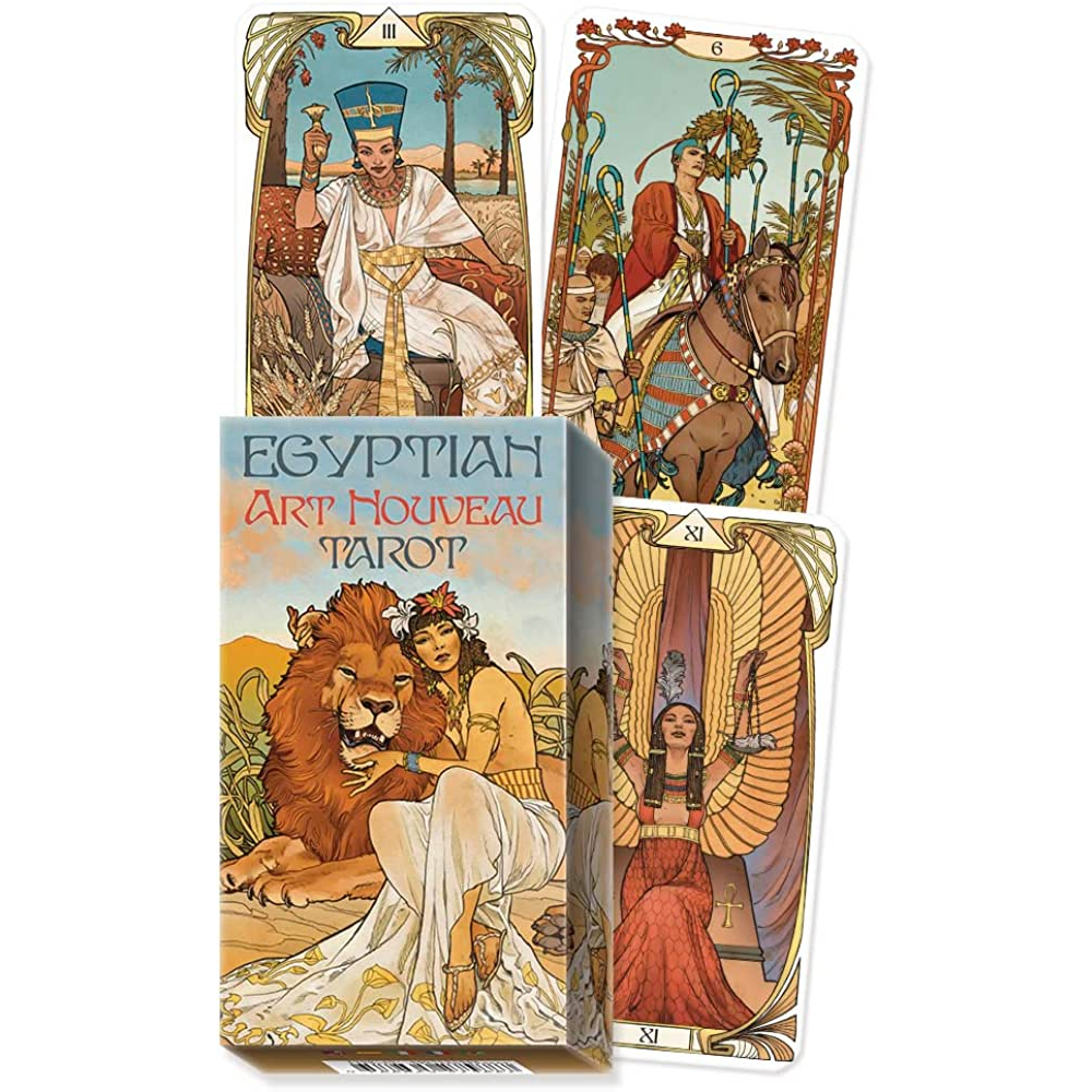 A463◈光之海◈現貨正版  Egyptian Art Nouveau Tarot 埃及新藝術風格塔羅牌 贈送說明電子檔