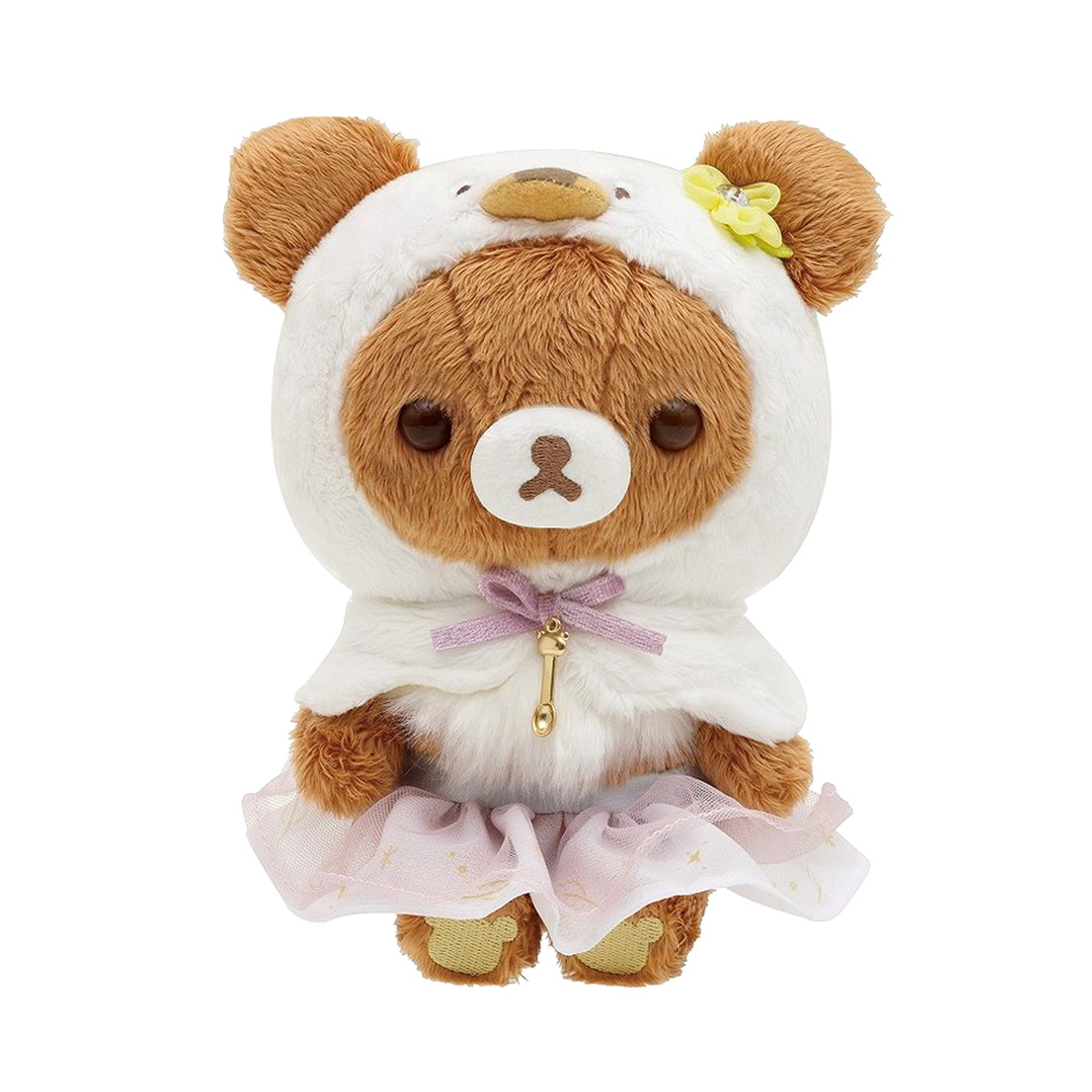 San-X 拉拉熊 懶懶熊 天鵝先生系列 迷你絨毛娃娃 (6吋) 蜜茶熊 茶小熊 XS82302