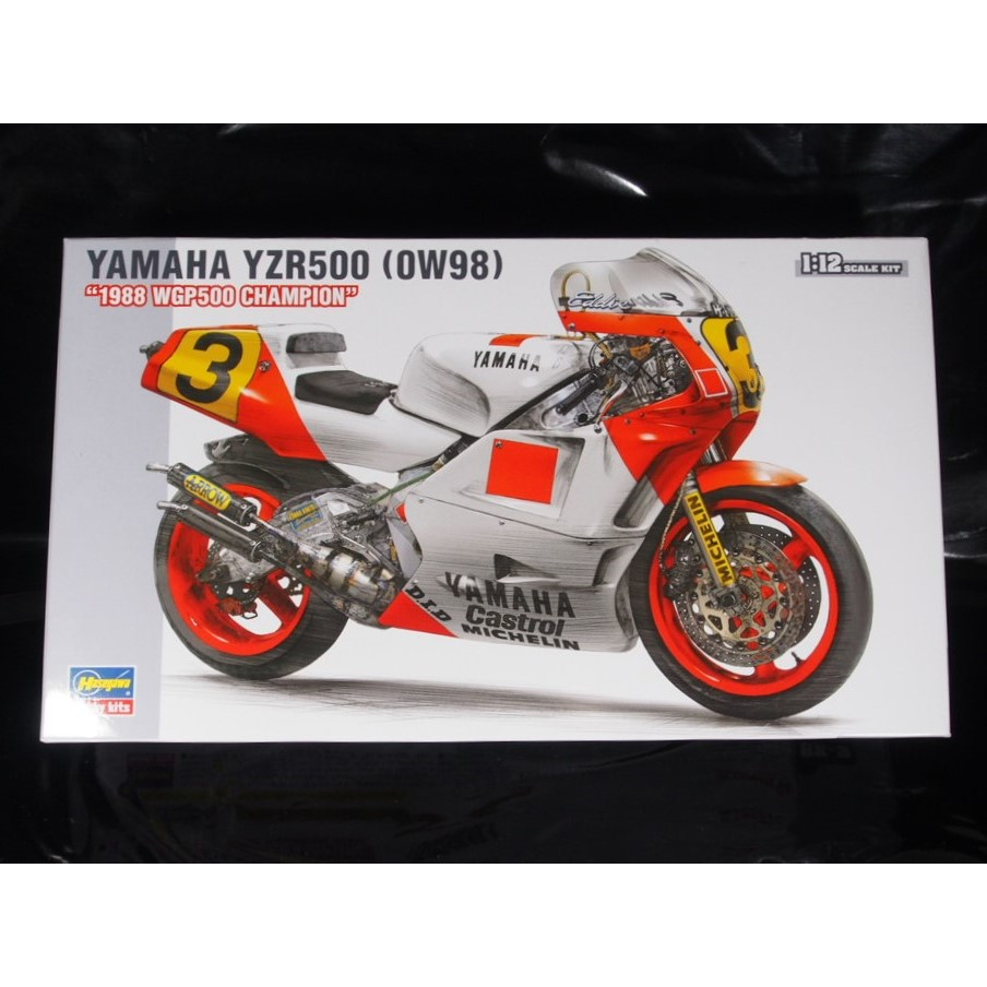 Hasegawa 1/12 PlasticModel Kit Yamaha YZR500 (OW98) "1988”