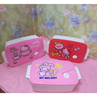 三麗鷗 正版 Hello Kitty 美樂蒂 微波餐盒 環保餐具 微波便當盒 便當盒 點心盒 臺灣製 G1