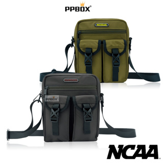 NCAA 工裝風雙口袋 側背包 73251709 新衣新包 包包 露營風 斜背包 小廢包 手機包 小方包