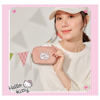 HELLO KITTY 甜心凱蒂 雙層零錢包 粉色 KT03D05PK