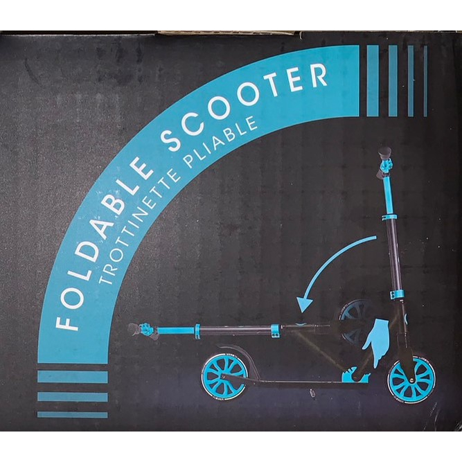 【面交】【藍綠色】法國 GLOBBER 哥輪步 NL205 DELUXE 成人折疊版滑板車