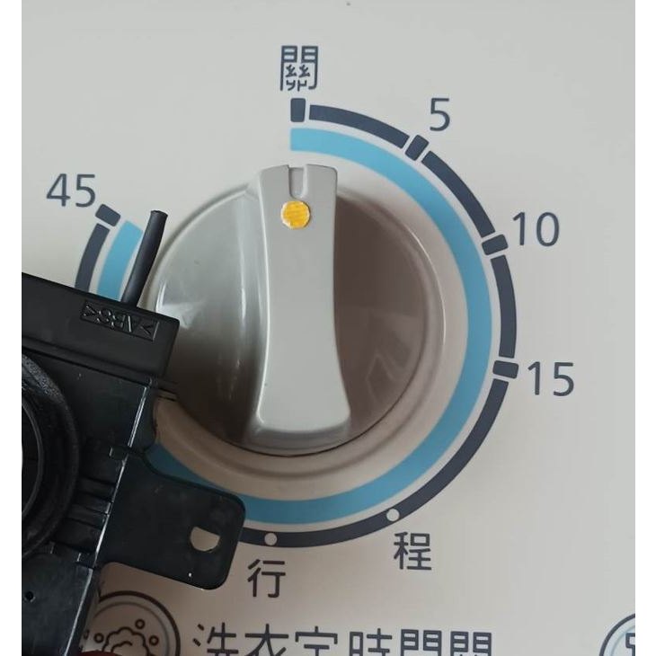 Panasonic國際牌NA-W120G1 雙槽洗衣機，計時器旋鈕