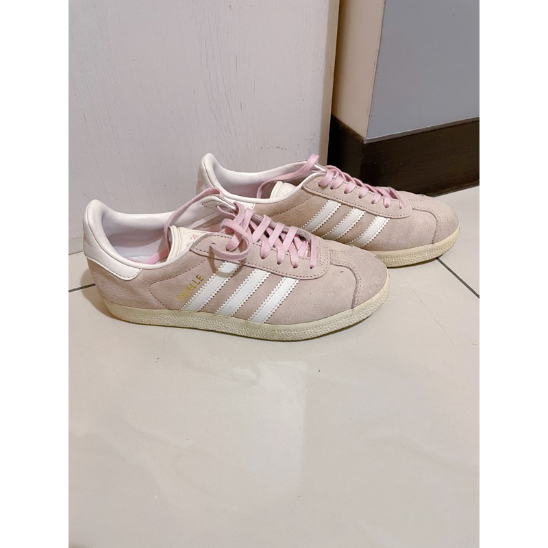 Adidas-Gazelle粉紅鞋