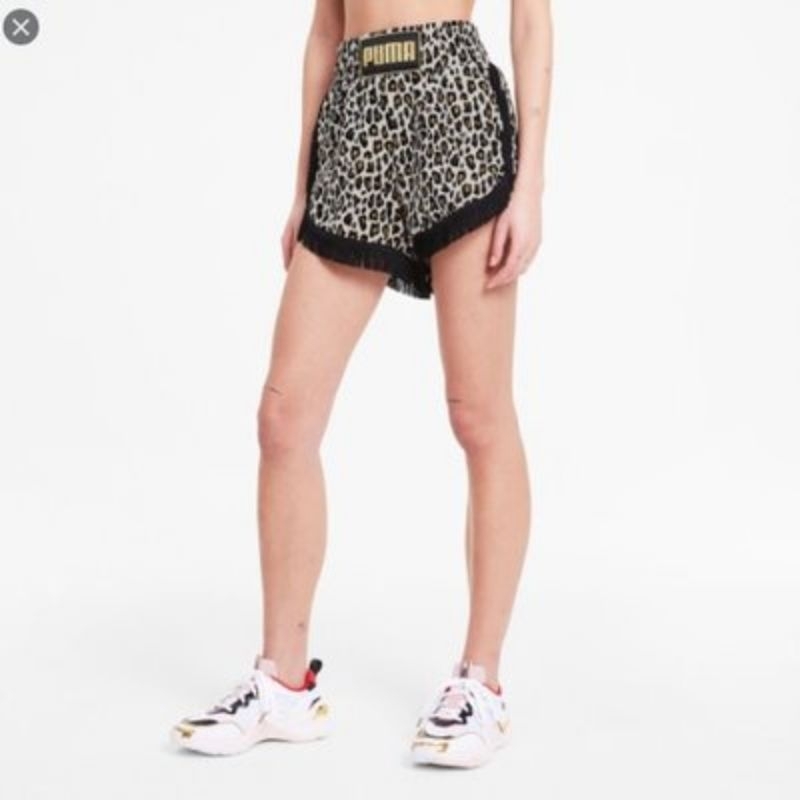 Puma  x Charlotte Olympia系列豹紋短褲，真理褲呸姐指定款！出清賠售