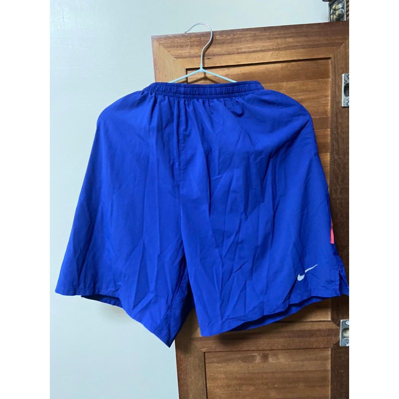 ［二手］Nike運動短褲-藍紫色（內有束褲