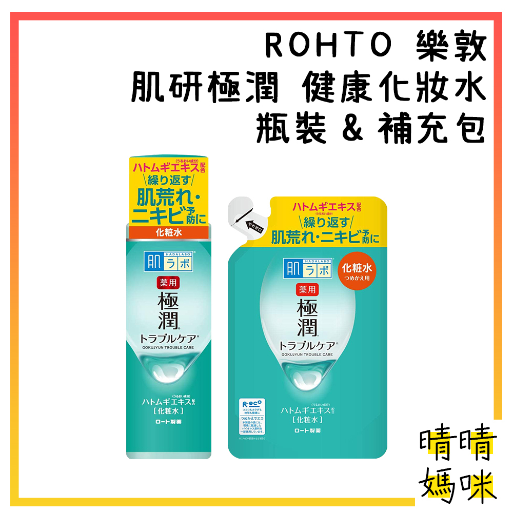 🎉附電子發票【晴晴媽咪】日本 ROHTO 樂敦 肌研 極潤 健康化妝水170ml 化妝水 化粧水 調理化妝水 健康水