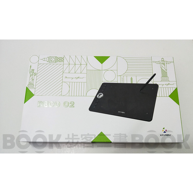 【二手商品】(近全新) XP-PEN Deco 02 10X6吋頂級專業超薄繪圖板 繪圖板 手繪 繪圖 無源筆 手寫板