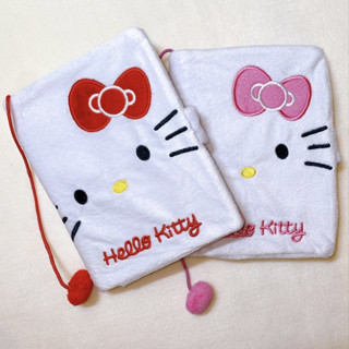 三麗鷗授權 Hello Kitty凱蒂貓 絨毛筆記本 絨毛計劃冊(市價：220）