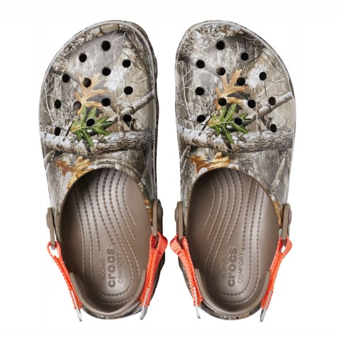 Crocs卡駱馳台灣沒賣 布希鞋 REALTREE 真樹迷彩 M8/W10  全新