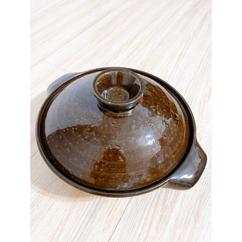 降價出清🍲無印良品 muji  伊賀燒輕量 土鍋 | 砂鍋 咖啡色 2-3人用 1500ml