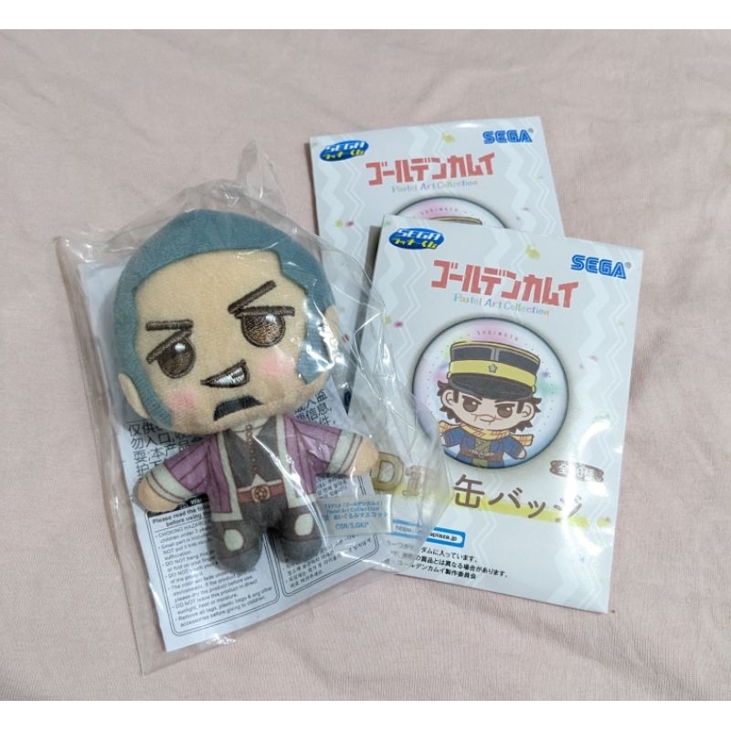 現貨 黃金神威 一番賞 Pastel Art Collection 白石由竹 白石 娃娃 B賞 玩偶 徽章