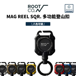 日本 ROOT CO. Gravity MAG REEL SQR. 360度正方形多功能登山扣 手機吊繩 吊飾 掛繩