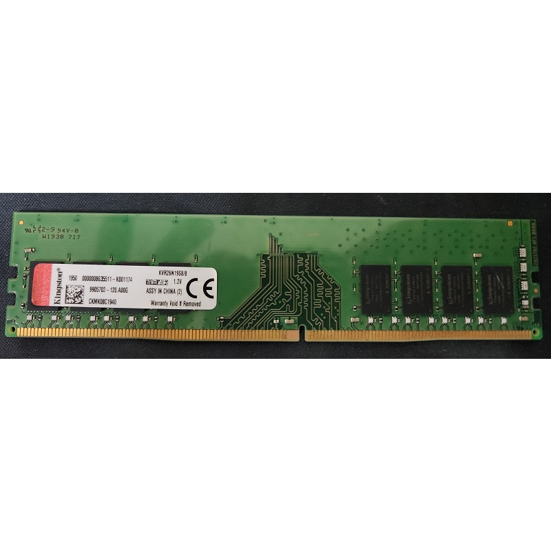《C&amp;H》原廠終保 金士頓 DDR4 2666 8G 桌上型 記憶體  向下支援 2400 2133 頻率