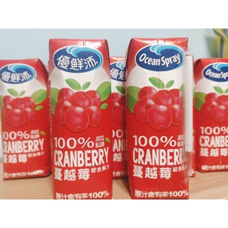 💯%蔓越莓綜合果汁250ml