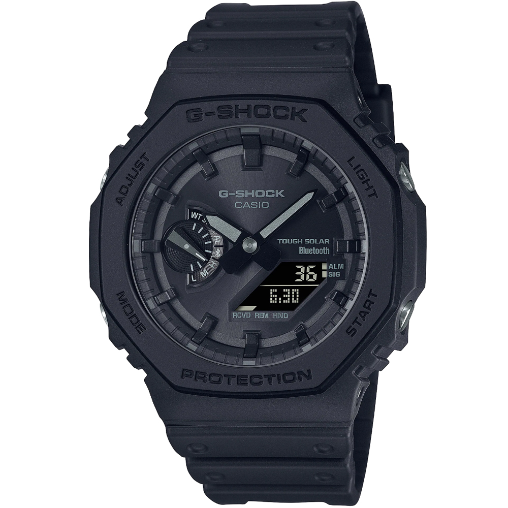 【CASIO】卡西歐G-SHOCK 農家橡樹藍芽電子錶-黑 GA-B2100-1A1 台灣卡西歐保固一年